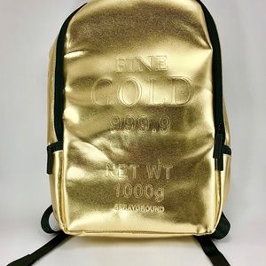 Sprayground Gold Brick Backpack